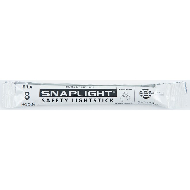 Světlo chemické Snaplight 12 cm bílé