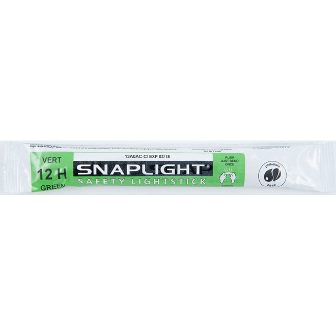 Světlo chemické Snaplight 12 cm zelené