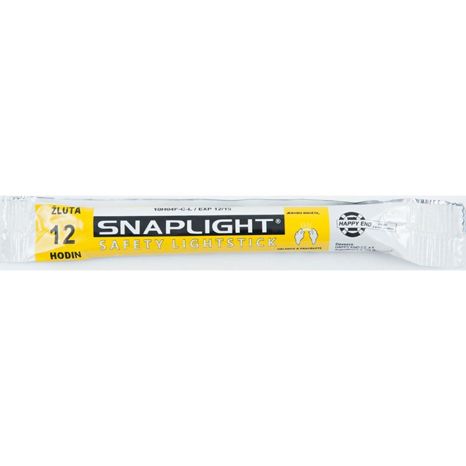 Světlo chemické Snaplight 12 cm žluté