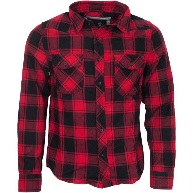 Levně Brandit Košile Check Shirt červená | černá 7XL