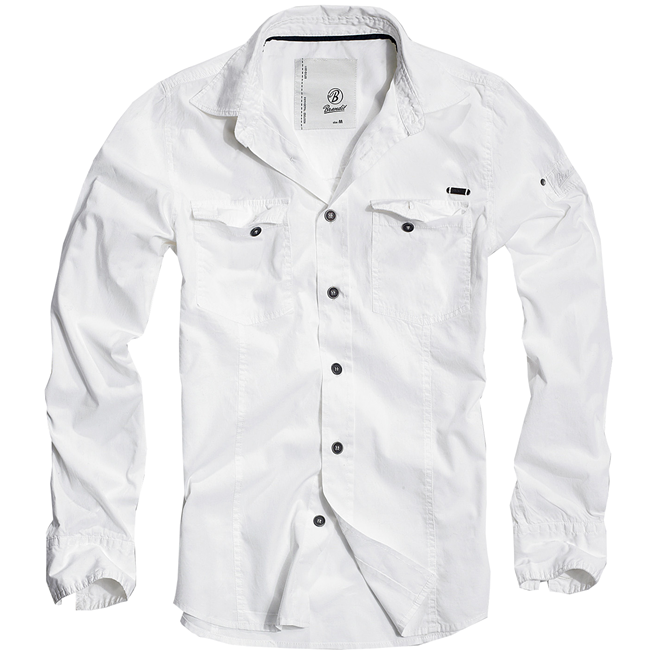 Brandit Košile SlimFit Shirt bílá M