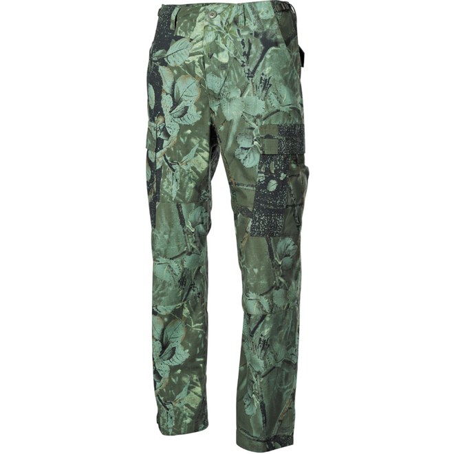 Kalhoty BDU RipStop lovecká camo zelená XS