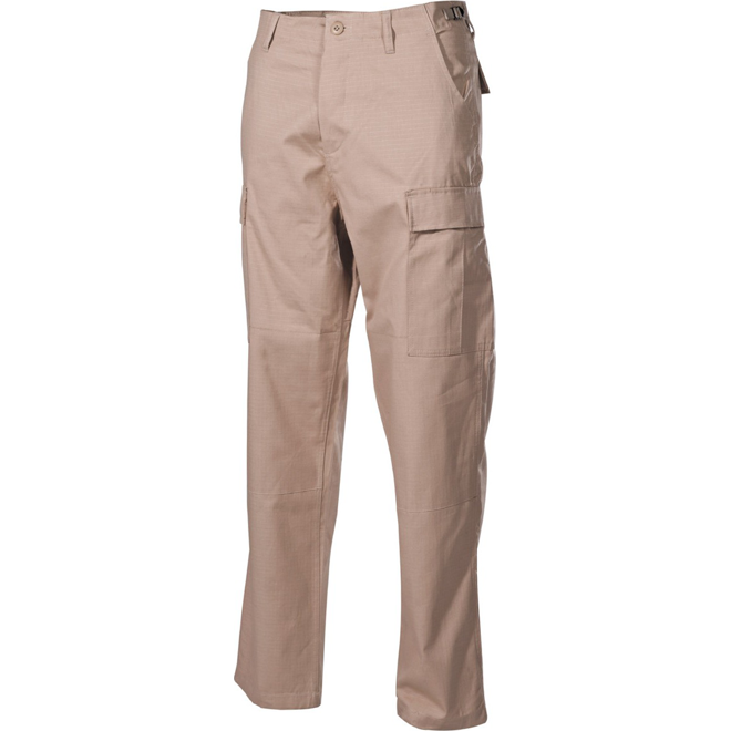 Kalhoty BDU-RipStop béžové XS
