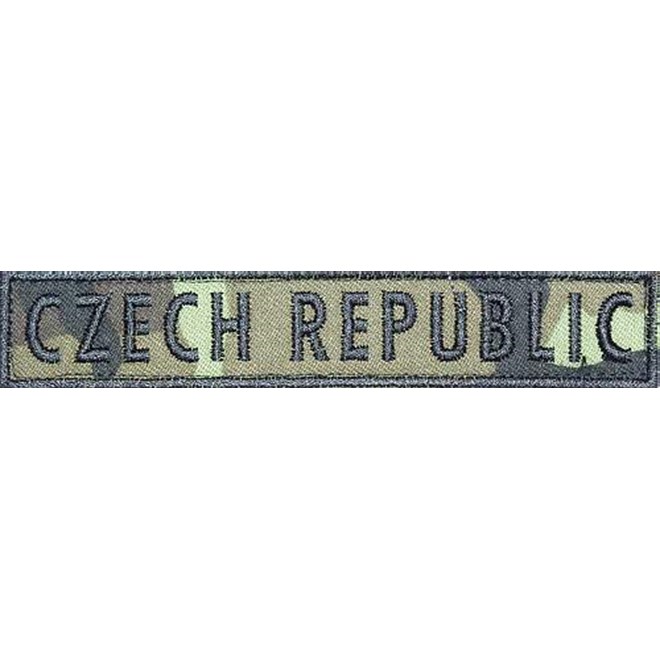 Levně Nášivka: CZECH REPUBLIC [jmenovka] vz. 95 zelený