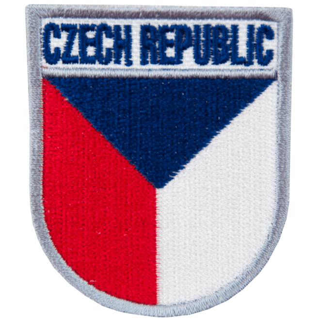 Levně Nášivka: CZECH REPUBLIC [pavéza] barevná