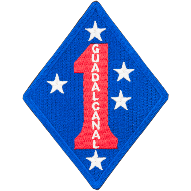 Levně Nášivka: Divize USMC 1. (Guadalcanal)