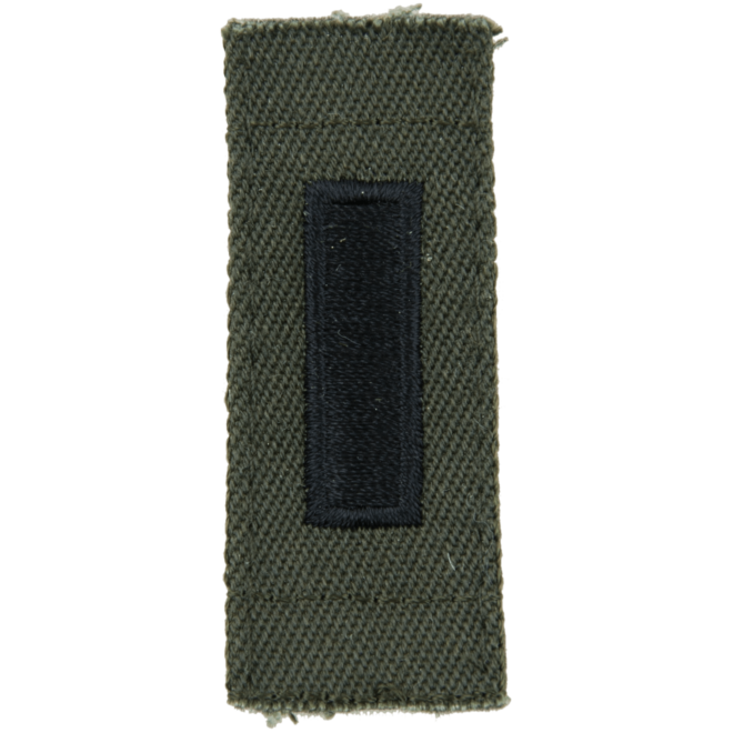 Levně Nášivka: Hodnost US ARMY límcová 1st Lieutenant olivová | černá