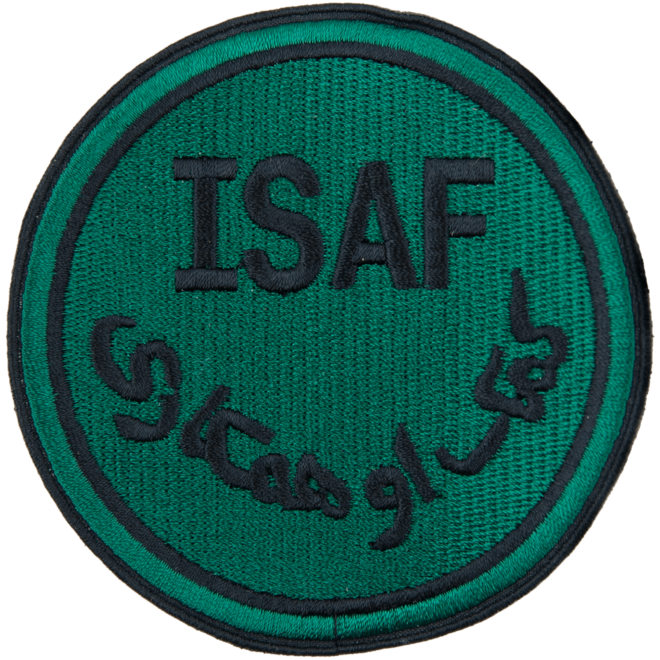 Nášivka: ISAF olivová | černá