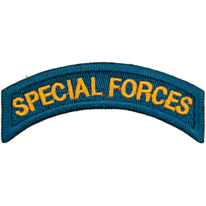 Levně Nášivka: SPECIAL FORCES - oblouček [bsz] barevná