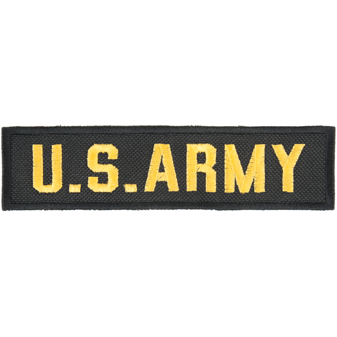 Levně Nášivka: US ARMY černá | žlutá
