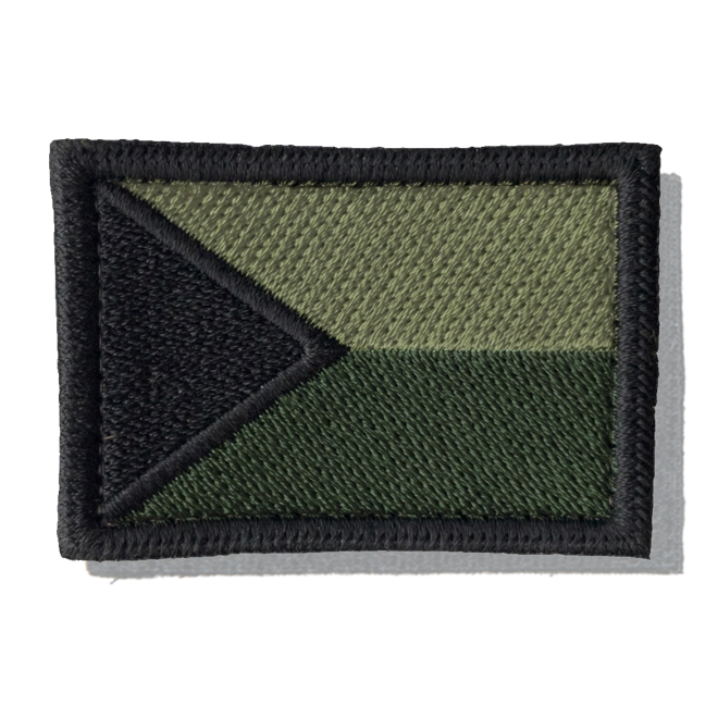 Nášivka: Vlajka Česká republika [55x38] [ssz] olivová | černá