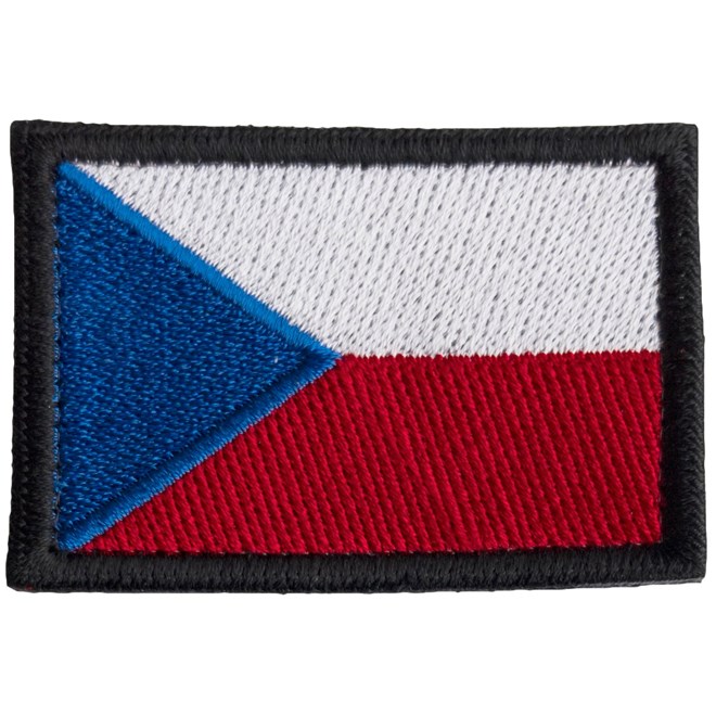 Levně Nášivka: Vlajka Česká republika [64x44] [bsz] barevná