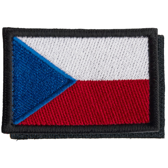 Levně Nášivka: Vlajka Česká republika [64x44] [ssz] barevná