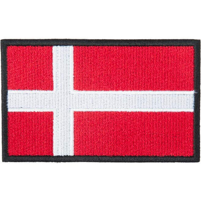 Levně Nášivka: Vlajka Dánsko
