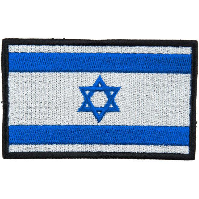 Levně Nášivka: Vlajka Izrael [80x50] [bsz]