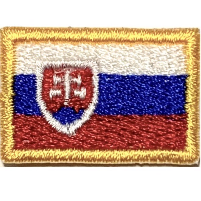Nášivka: Vlajka Slovensko [26x18] [bsz] žlutá