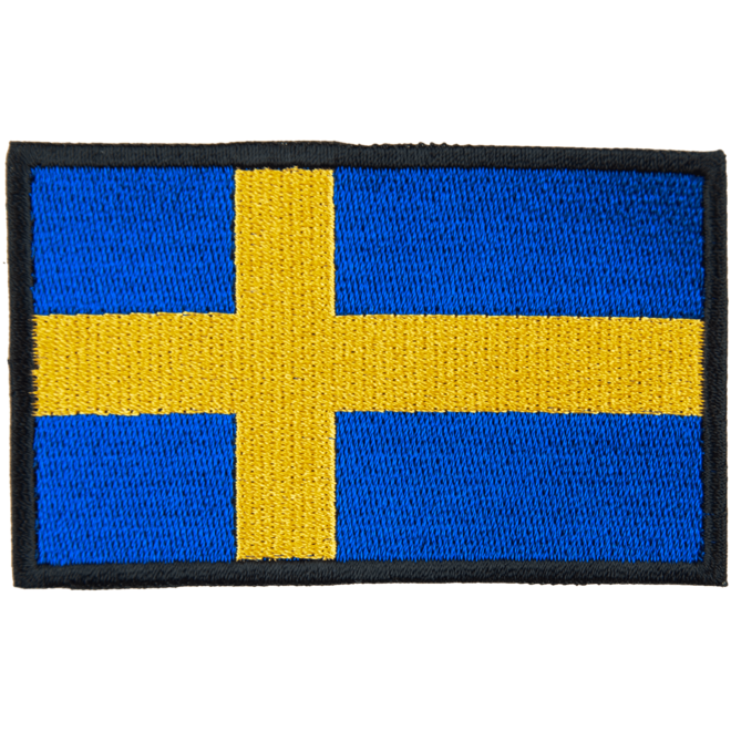 Nášivka: Vlajka Švédsko [80x50] [bsz]