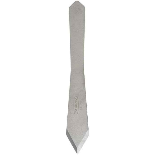 Nůž vrhací NATURAL zkosený stříbřitý