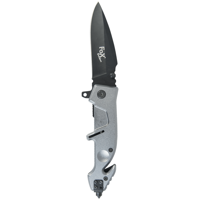 Levně Nůž zavírací s řezacím a úderným nástrojem 45501 antracitový