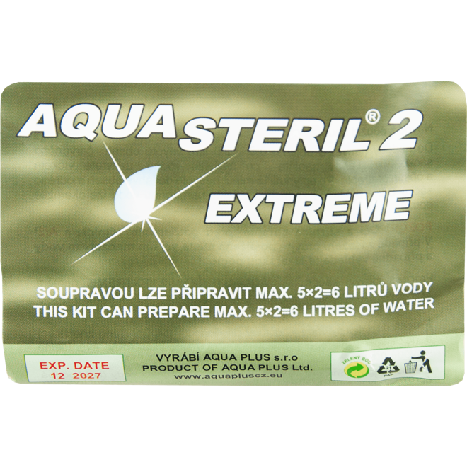 Levně Aqua Plus Souprava na dezinfekci vody AQUASTERIL Day EXTREME