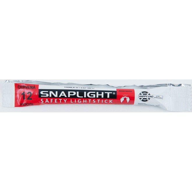Světlo chemické Snaplight 12 cm červené