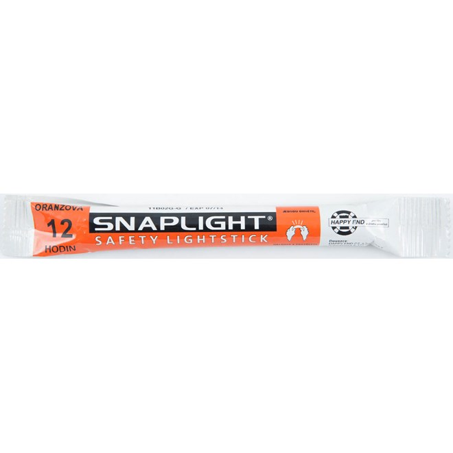 Světlo chemické Snaplight 12 cm oranžové