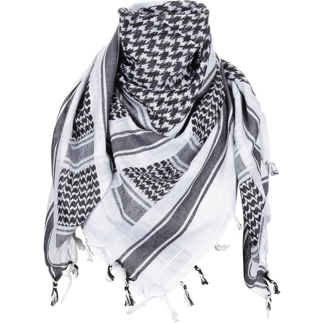 Levně Šátek Palestina bílá | černá