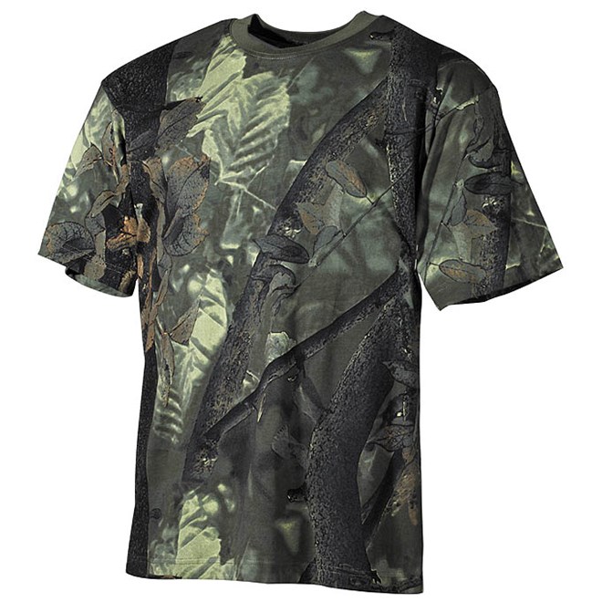 Levně Tričko US T-Shirt lovecká camo zelená 5XL