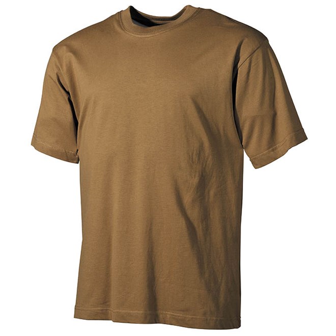 Levně Tričko US T-Shirt okrové 6XL