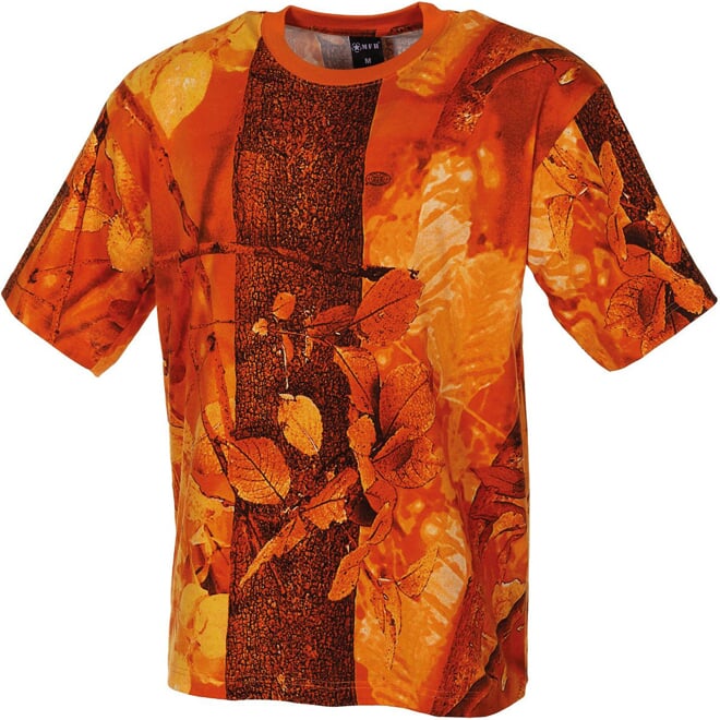Levně Tričko US T-Shirt lovecká camo oranžová 5XL