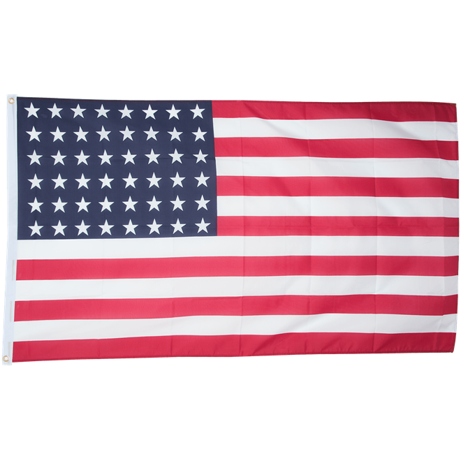 Levně Vlajka: USA [tištěná, 48 hvězd]