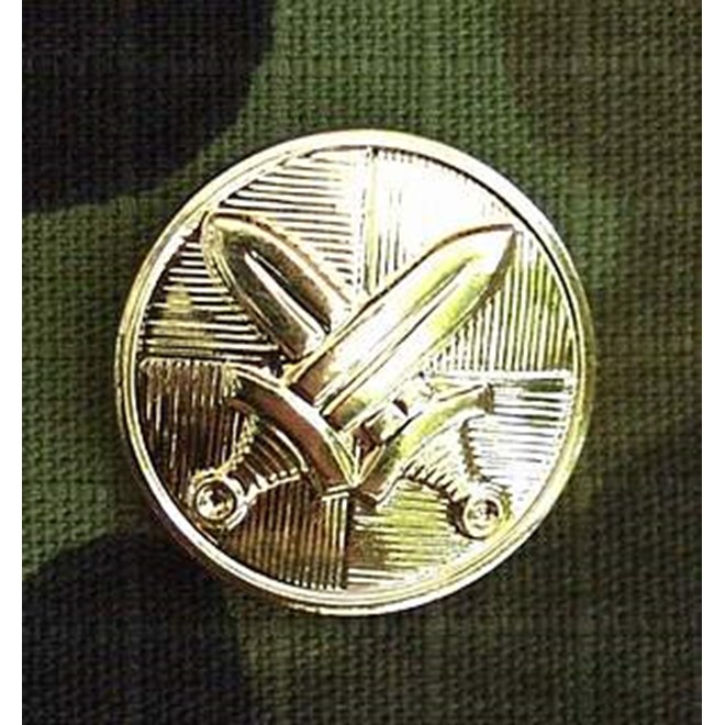 Levně Značení: Knoflík 15 mm - zapichovací zlatý