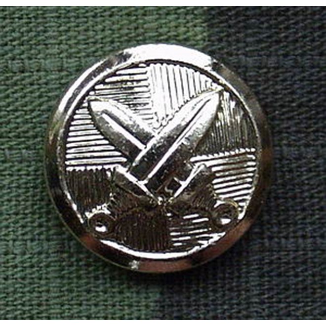 Levně Značení: Knoflík 15 mm stříbrný