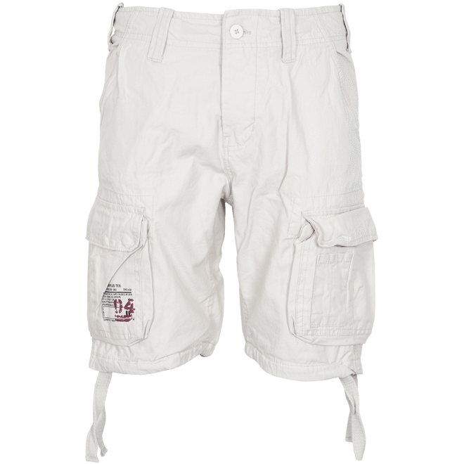 Surplus Kalhoty krátké Airborne Vintage Shorts bílá opraná 4XL