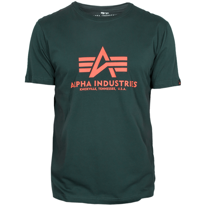 Alpha Industries Tričko Basic T-Shirt petrolejové XS
