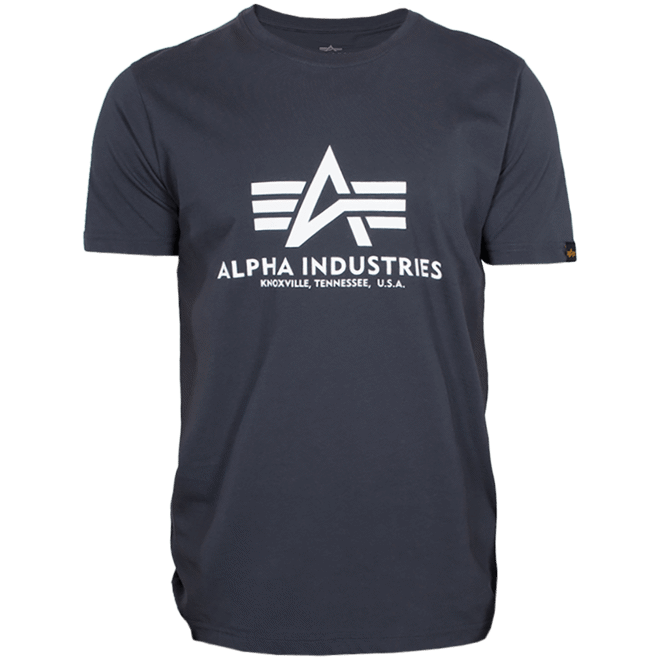 Alpha Industries Tričko Basic T-Shirt navy M