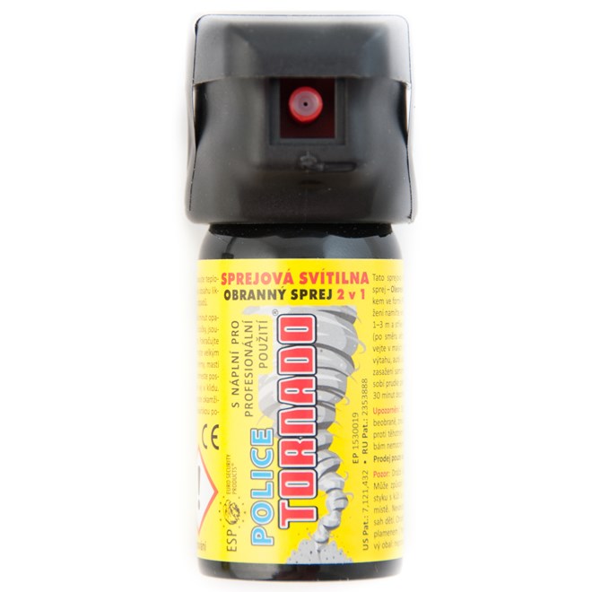 Levně Sprej obranný pepřový TORNADO 40 ml (sprej náhradní)