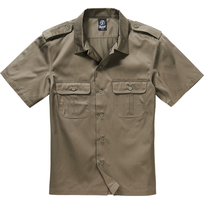 Brandit Košile US Shirt Shortsleeve olivová S