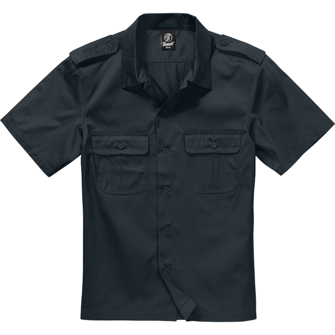 Brandit Košile US Shirt Shortsleeve černá 7XL