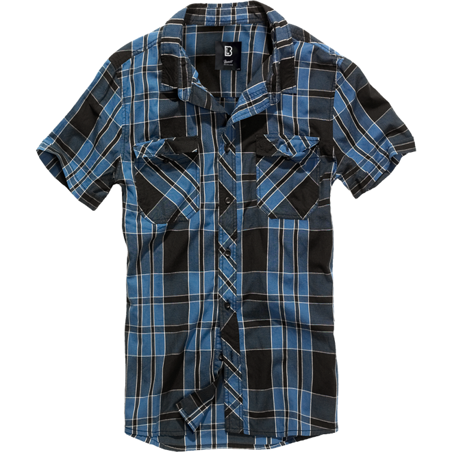 Brandit Košile Roadstar Shirt 1/2 indigo S