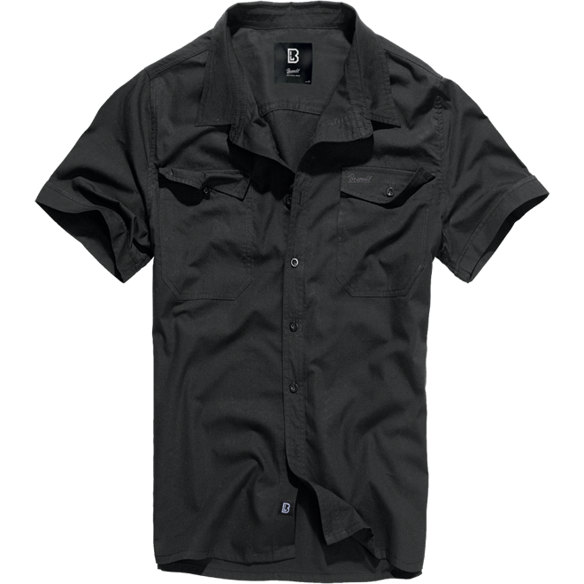 Brandit Košile Roadstar Shirt 1/2 černá S