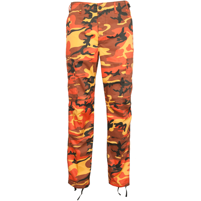Kalhoty BDU-MMB orange camo S