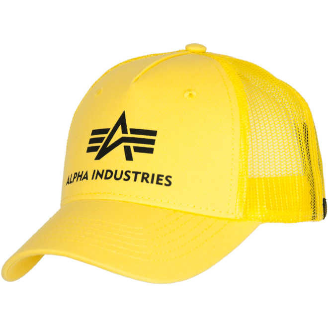 Alpha Industries Čepice Baseball Basic Trucker Cap prime yellow