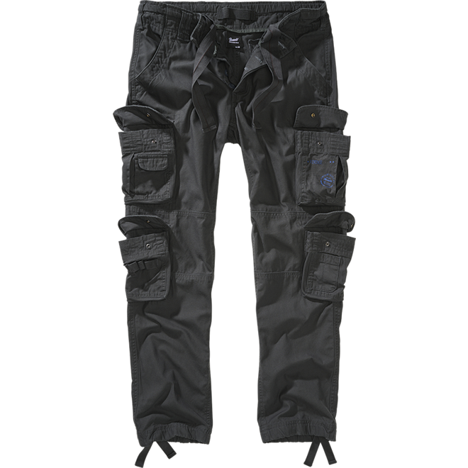 Brandit Kalhoty Pure Slim Fit Trouser antracitové XL