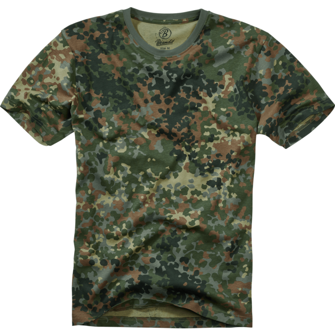 Tričko US T-Shirt BRANDIT flecktarn L