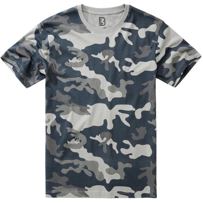 Levně Tričko US T-Shirt BRANDIT grey camo XL