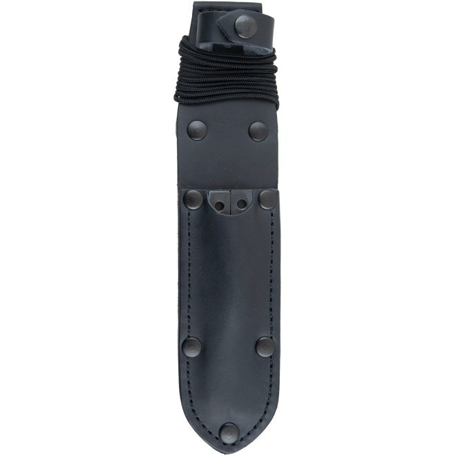 Levně Pouzdro na nůž UTON kožené černé STANDARD bez planžety s vybavením