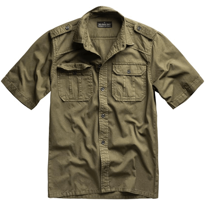 Košile M65 Basic Shirt 1/2 olivová S