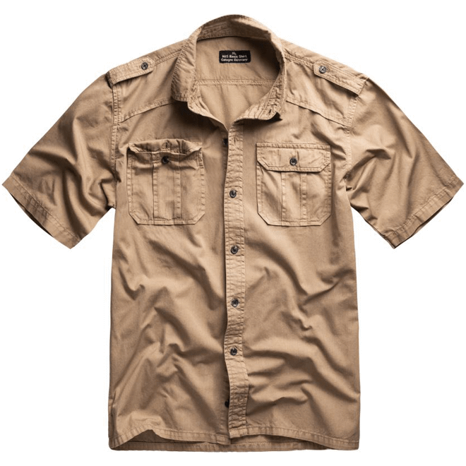 Košile M65 Basic Shirt 1/2 béžová S