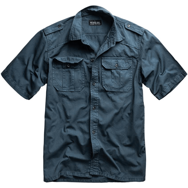 Košile M65 Basic Shirt 1/2 navy XL